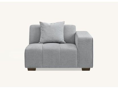 Leonard  in Cloudy Grey Boucle