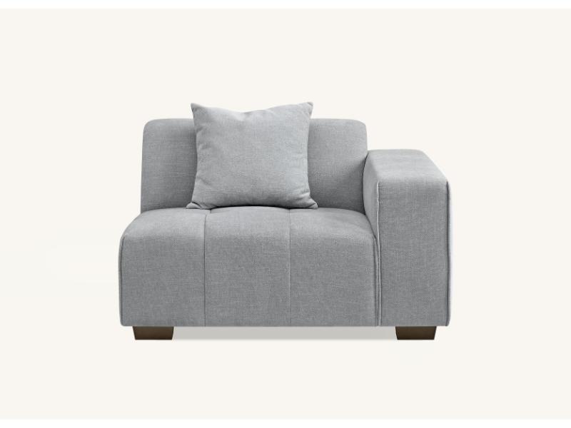 Leonard  in Cloudy Grey Boucle – view 15