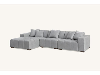Leonard  in Cloudy Grey Boucle – view 3