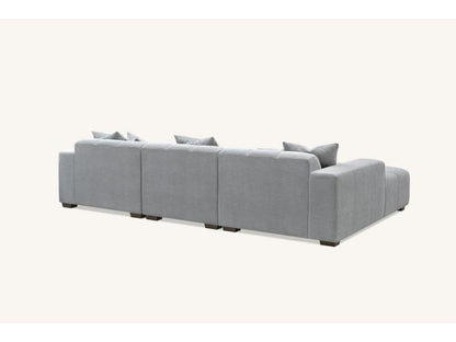 Leonard  in Cloudy Grey Boucle – view 4