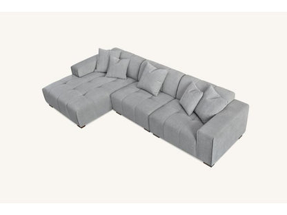 Leonard  in Cloudy Grey Boucle – view 5