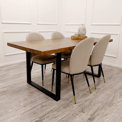 Etta Leather Dining Chair – view 15