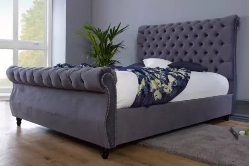 Swan Wooden Double Bed Frame