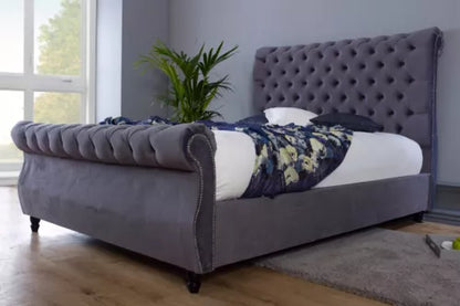 Swan Wooden Double Bed Frame