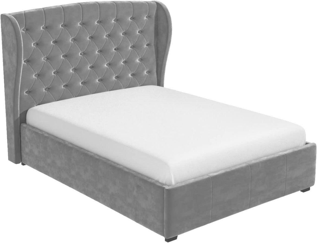 Serenity Crown Grey Double Bed Frame