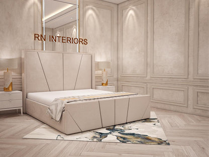 Sunrise Wingback Bed