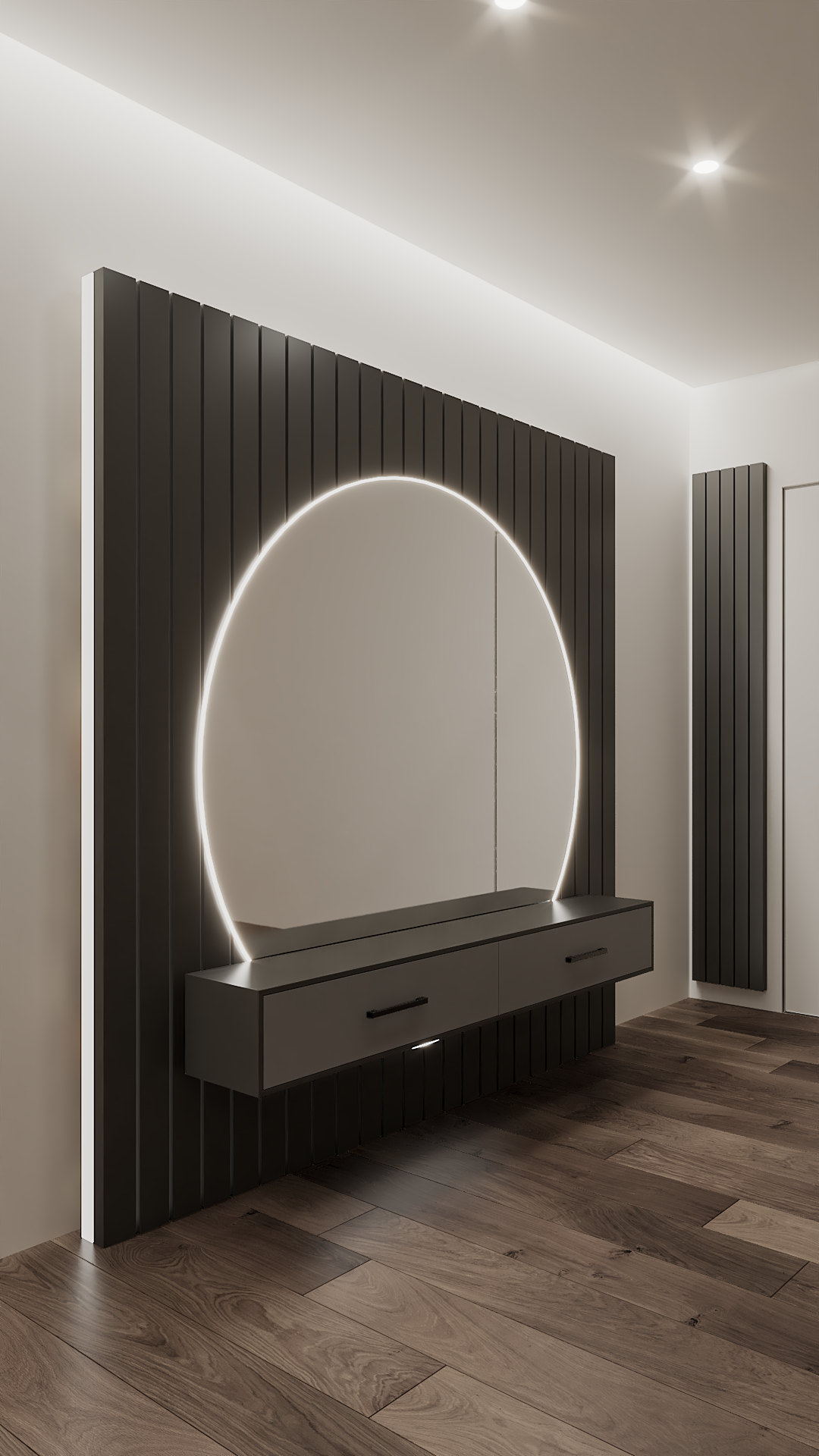 Elegant Mirror Desk