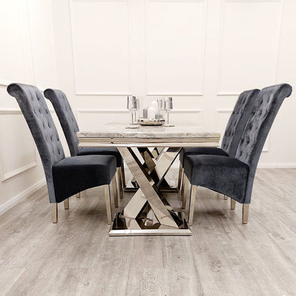 SHIMMER GREY CHAIRS