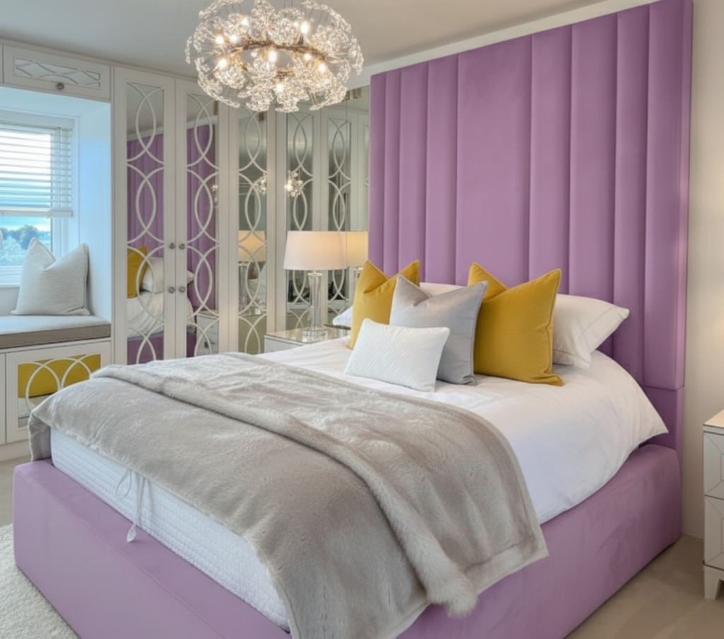 Selena High Base Ottoman Bed