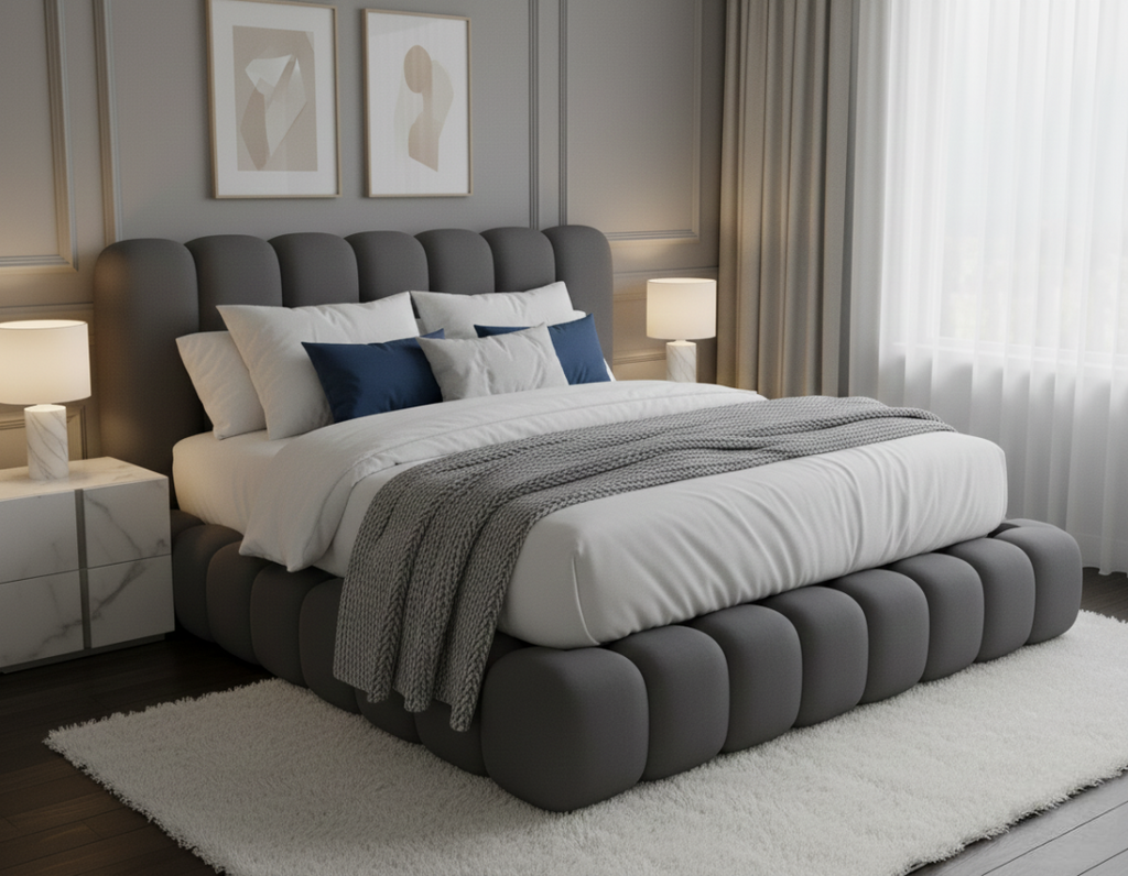 Deacon Upholstered Ottoman Bed Frame