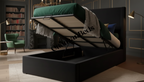 Blaine Elite Wingback Ottoman Bed