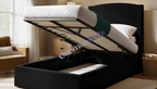 Blaine Luxe Winged Ottoman Bed