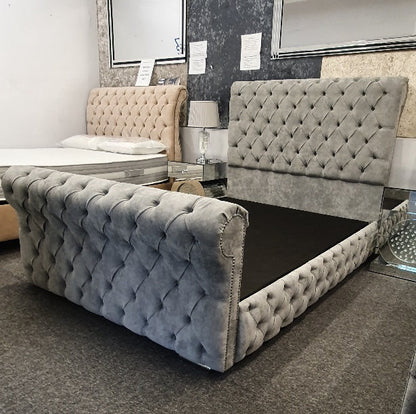 Monarch Chesterfield Double Bed Frame