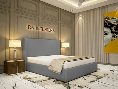 King Sized Bed - Simple Wingback Bed Frame