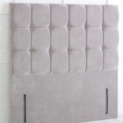 Cubed Floor Standing Headboard in Cream, Black, and Grey
