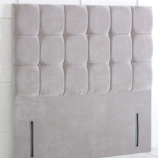 Cubed Floor Standing Headboard in Cream, Black, and Grey