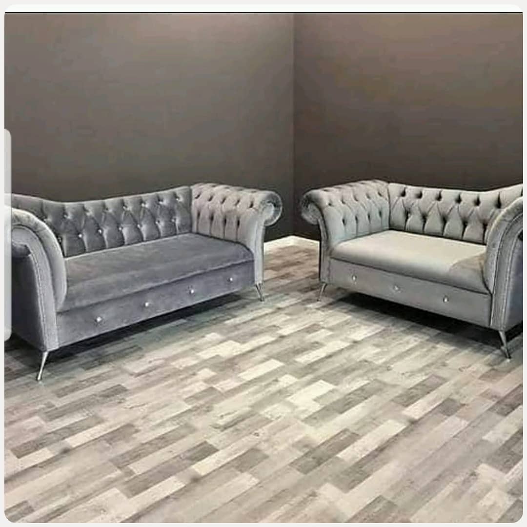 Lulu chesterfield sofa set 3 plus 2 seater – view 7