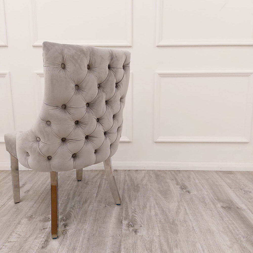 Kensington dining chair with deep button back