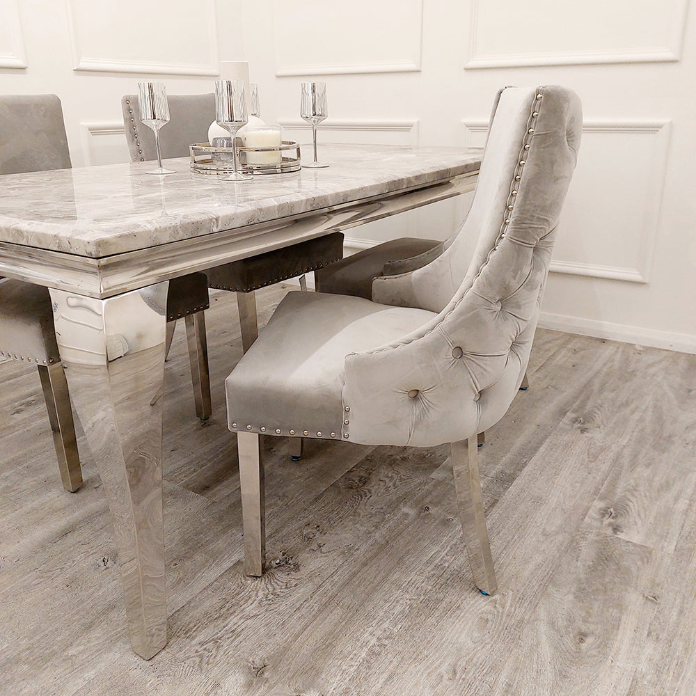 Kensington dining chair with deep button back