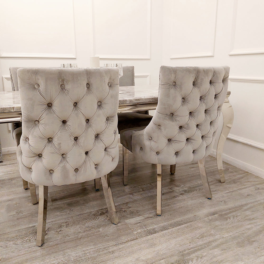 Kensington dining chair with deep button back
