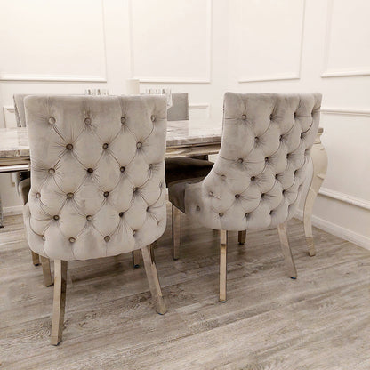 Kensington dining chair with deep button back – view 17
