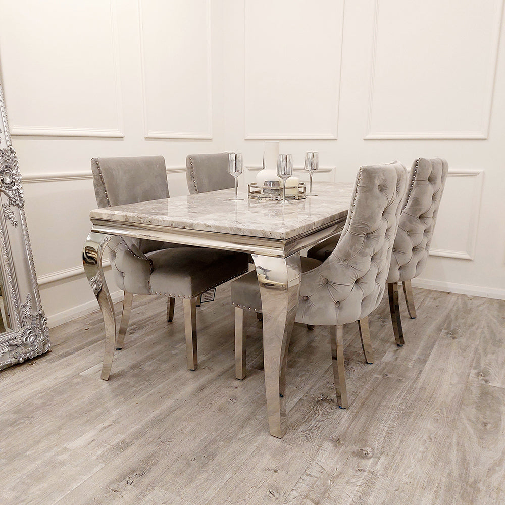 Kensington dining chair with deep button back – view 18