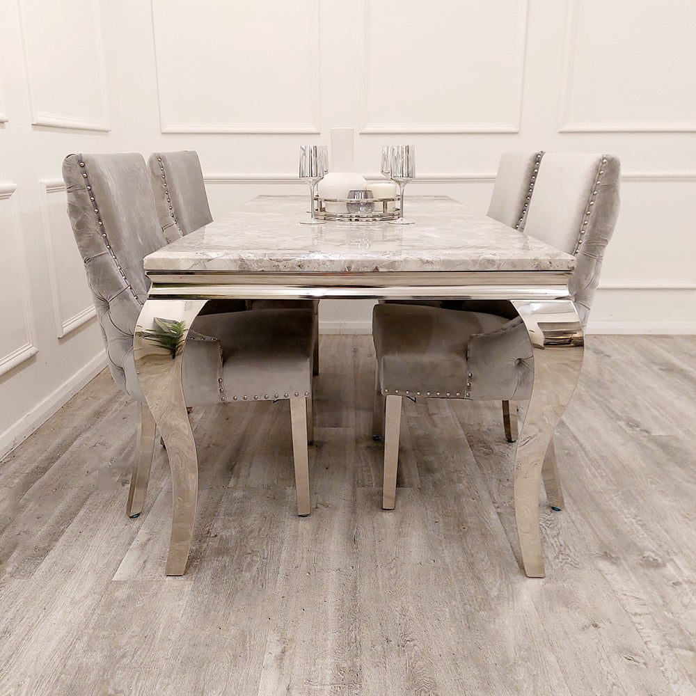 Kensington dining chair with deep button back – view 19
