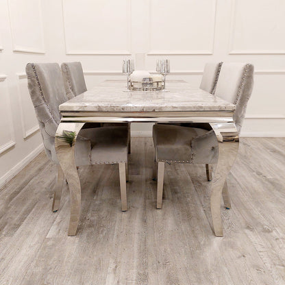 Kensington dining chair with deep button back – view 19