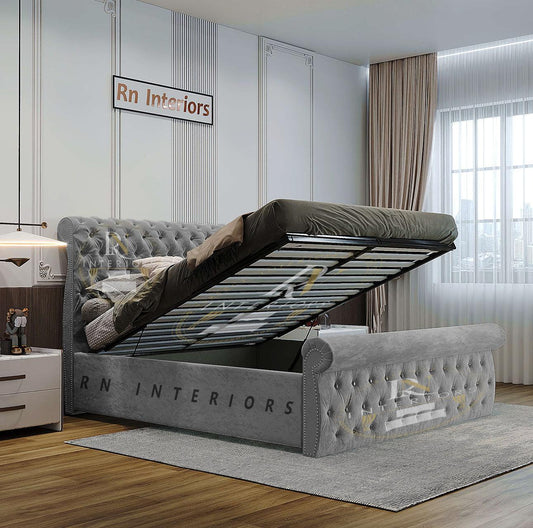 King Size Bed Frame - Luxe Castle Bed