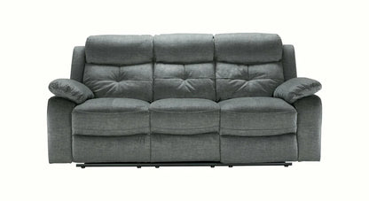 Lopez Recliner 3+2 Seater High Grade Grey Fabric Sofa Set – view 2