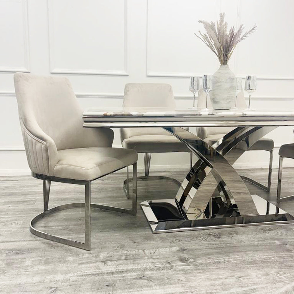 Chelmsford Velvet Dining Chair – view 9
