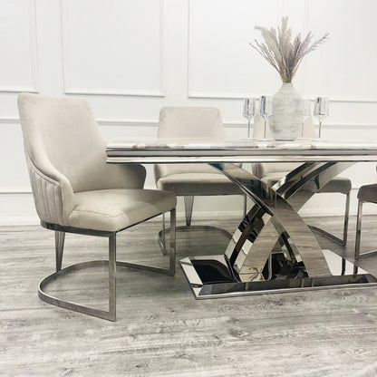 Chelmsford Velvet Dining Chair – view 9