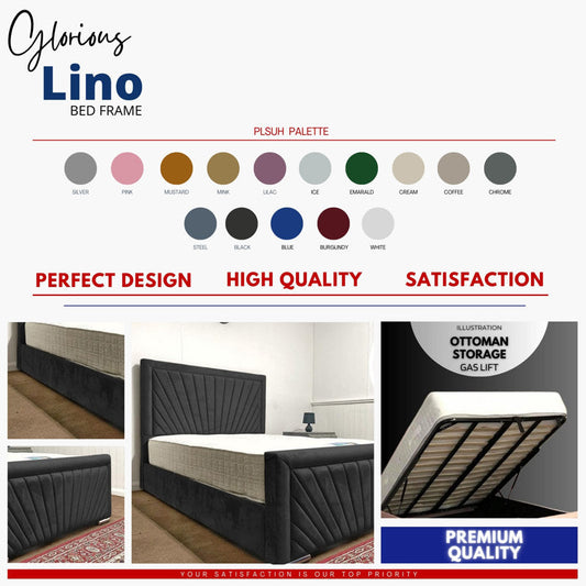 Mario Upholstered Bed – view 2