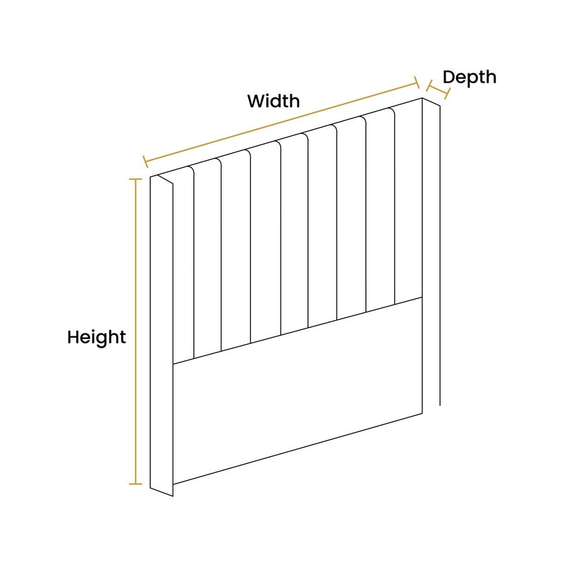 137cm high Headboard