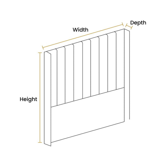 137cm high Headboard
