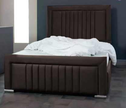 Alama Upholstered Panel Bed
