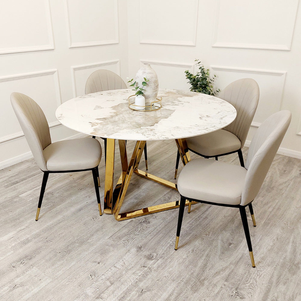 Etta Leather Dining Chair – view 11