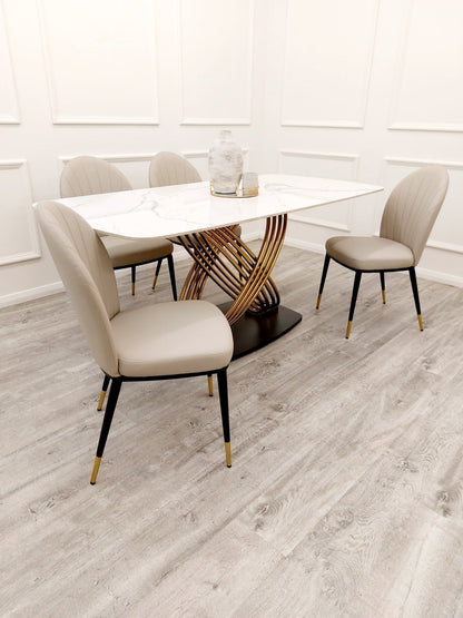 Orion Gold 1.8m Dining Table