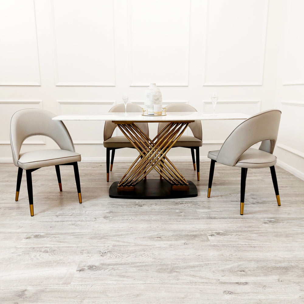 Orion Gold 1.8m Dining Table
