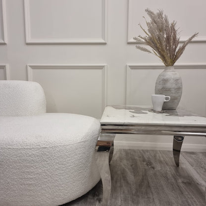 Louis Chrome Pandora Coffee Table