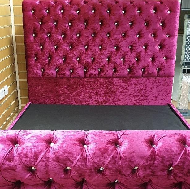 Monarch Chesterfield Double Bed Frame