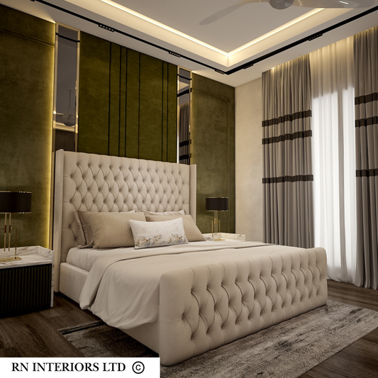 Atlas Wingback Bed Frame