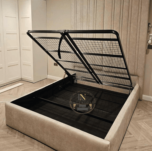 Full Panelled Headboard Bed Frame