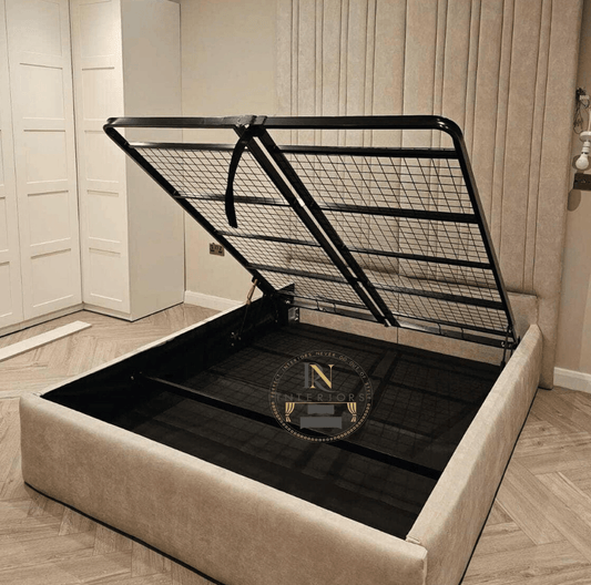Full Panelled Headboard Bed Frame