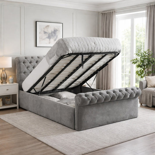 Luxurious Scroll Bed Frame