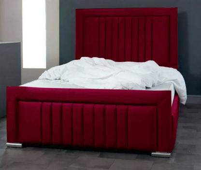 Alama Upholstered Panel Bed