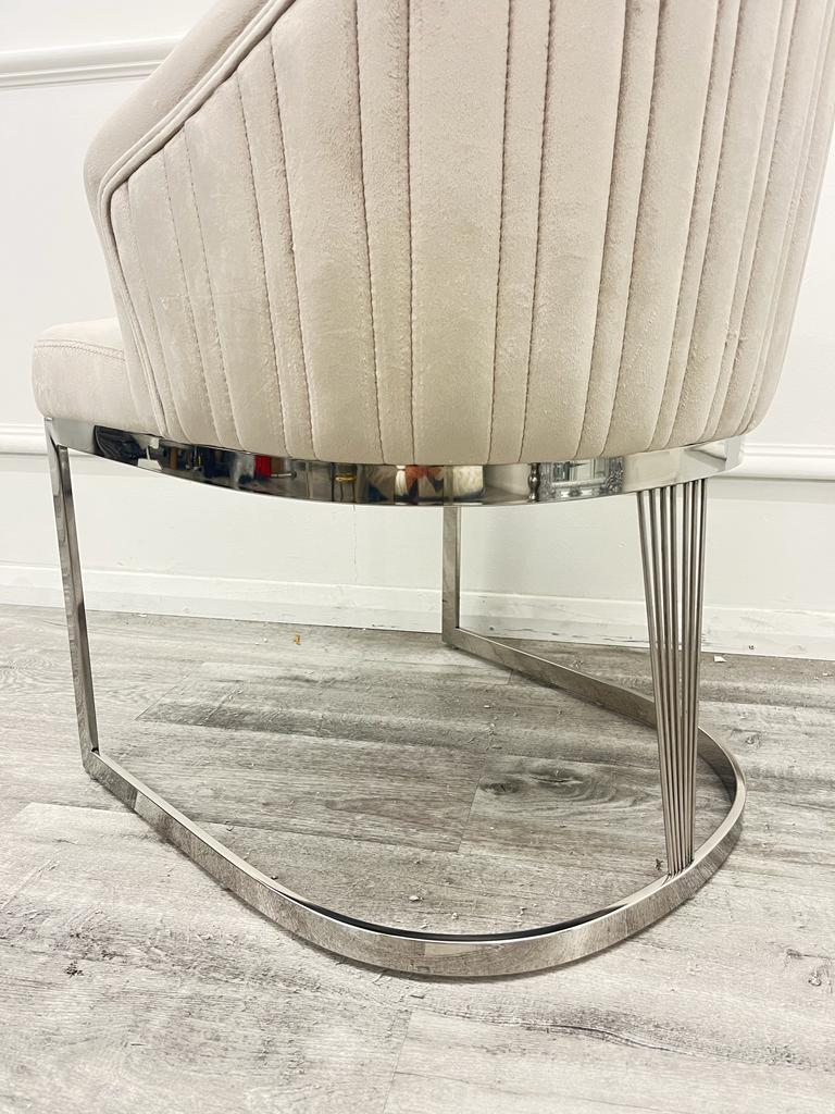 Chelmsford Velvet Dining Chair – view 12