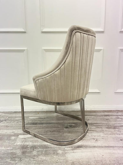 Chelmsford Velvet Dining Chair – view 13