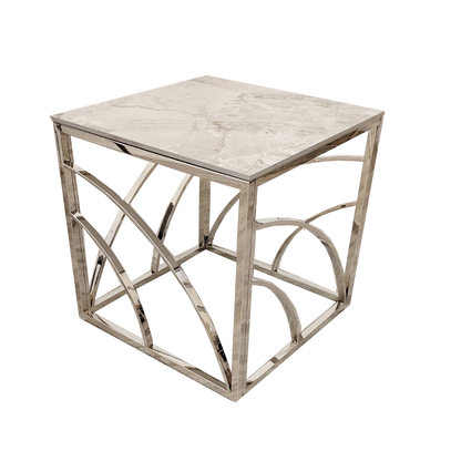Stella White Lamp Table