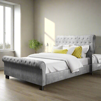 Champagne Small Double Bed Frame